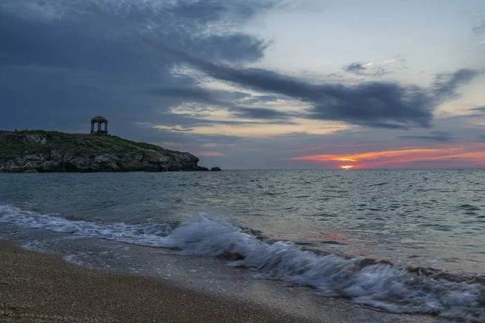 Shchelkino, Sea of ??Azov - The photo, Sea, Nature, Sunset, Azov sea, Crimea, beauty, beauty of nature, , Schelkino, Landscape