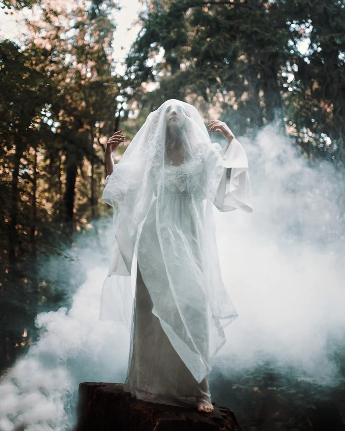 In the woods - Professional shooting, Photographer, Forest, Portrait, Longpost