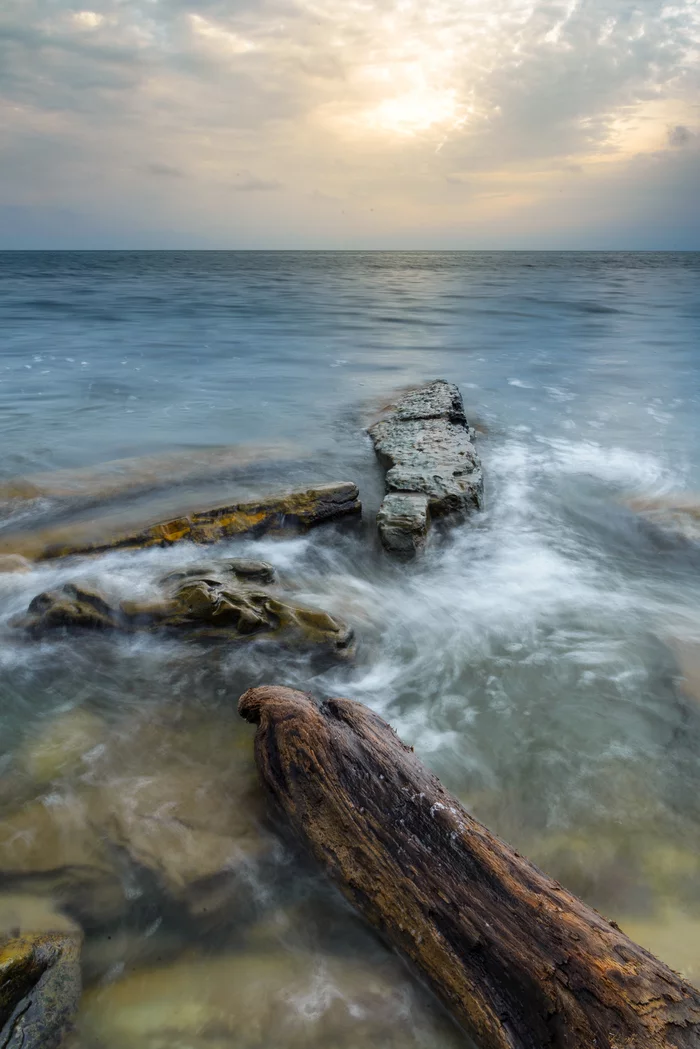 Черное море 2020 - Моё, Море, Черное море, Фотография, Начинающий фотограф, Длинная выдержка, Краснодарский Край, Крым, Длиннопост