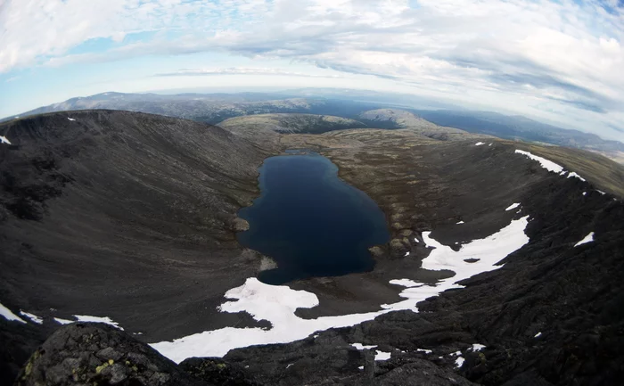 Academic alpine lake. Khibiny - My, The mountains, Khibiny, Mountain Lake, Kola Peninsula, Travels, Murmansk region, Kirovsk