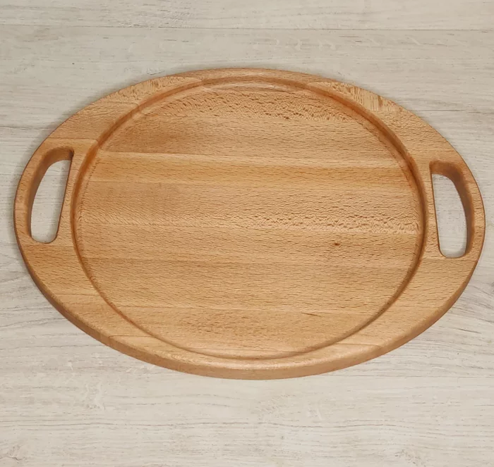 Oval beech tray - My, Tray, Menaznica, Board, Beech, Cutting board, Wood products, Video, Longpost, Needlework, Needlework with process