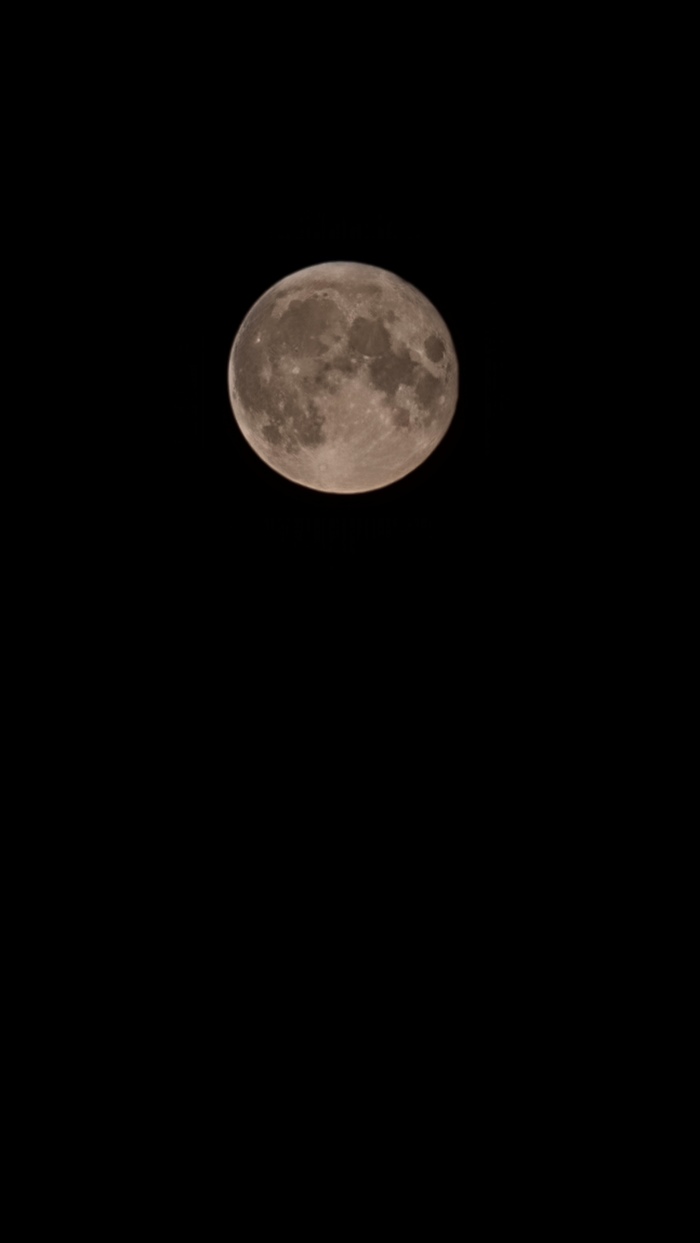 Moon from the balcony - My, moon, Mobile photography, Night, Longpost