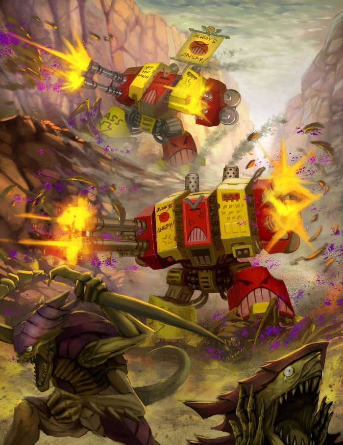 Angry Marines Dreadnoughts Warhammer 40k, Angry Marines, , , Tyranids, 
