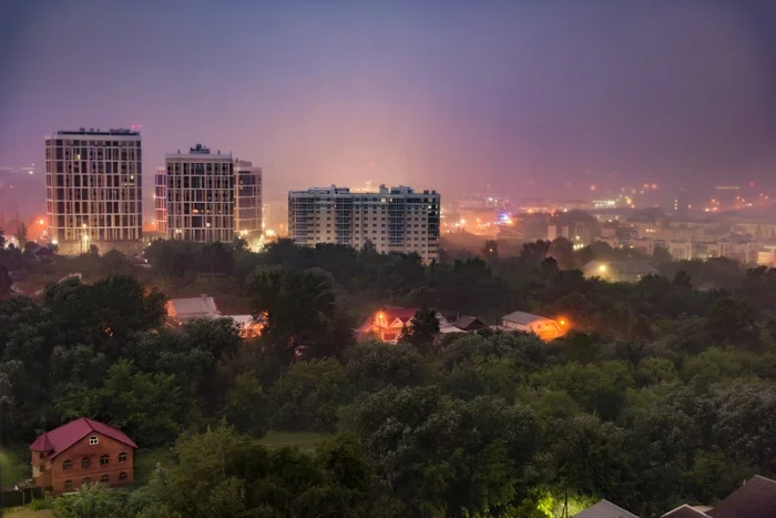 Cheboksary. - My, Cheboksary, Chuvashia, The photo, Night, Thunderstorm