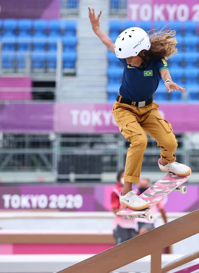 Raissa Lil, a 13-year-old girl from Brazil, won a silver medal in street skating - Skateboarder, Skate, Olympiad 2020, Tokyo, Sport, Athletes, Brazil, Longpost