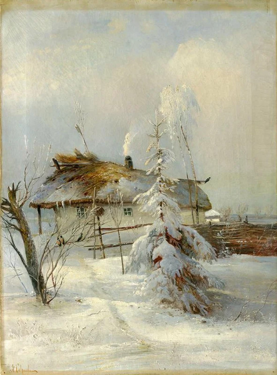 Artist Alexei Savrasov: winter landscape - Artist, Painting, Winter, Yandex Zen, Longpost, Alexey Savrasov