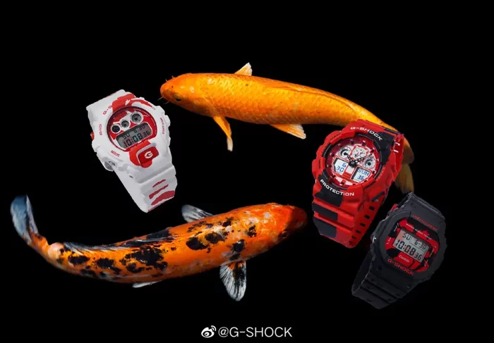 G-Shock DW-6900JK в честь карпов кои. Это надо видеть! - Часы, Наручные часы, Casio, g-Shock, Длиннопост, Реклама