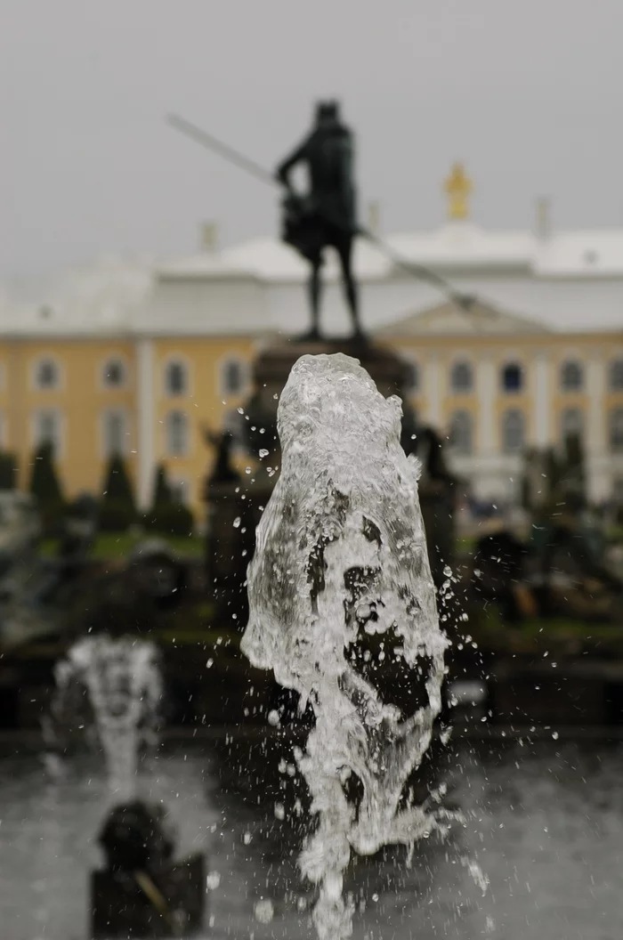 Peterhof-2006. - My, The photo, Peterhof, 2006, Autumn, Nikon, Longpost