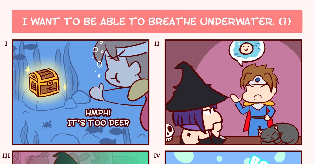 I wish to breathe under water - NSFW, Comics, Mermaid, Transformation