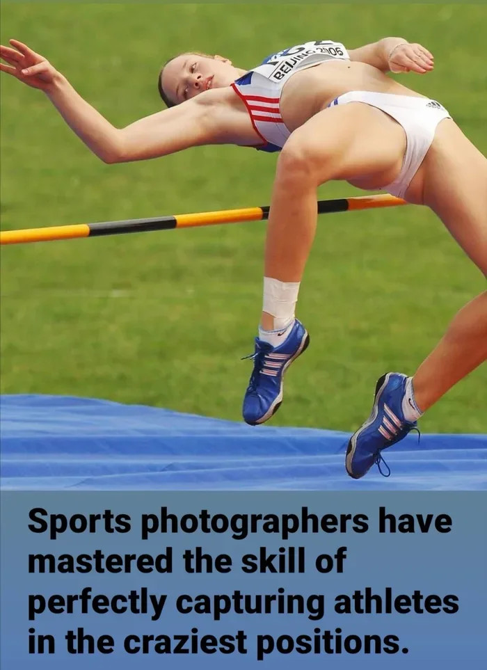 Sports photographers have the ability to perfectly capture athletes in crazy poses - Picture with text, Translation, Humor, Sport, Girls, NSFW