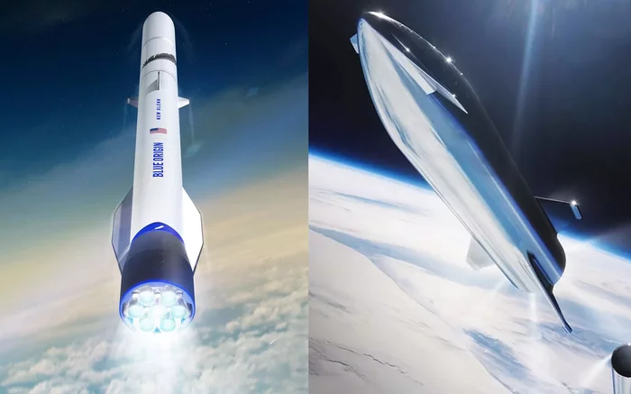 Blue Origin upgrades New Glenn to make rocket fully reusable to compete with Starship - Blue origin, Spacex, Cosmonautics, Space, moon, NASA, Technologies, USA, , Jeff Bezos, New Glenn, Starship, Longpost