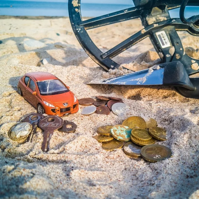 Summer is the time for instrumental search by the sea - My, Longpost, Find, Digger, Silver, Lithuania, Latvia, Story, Coin, Instrument search