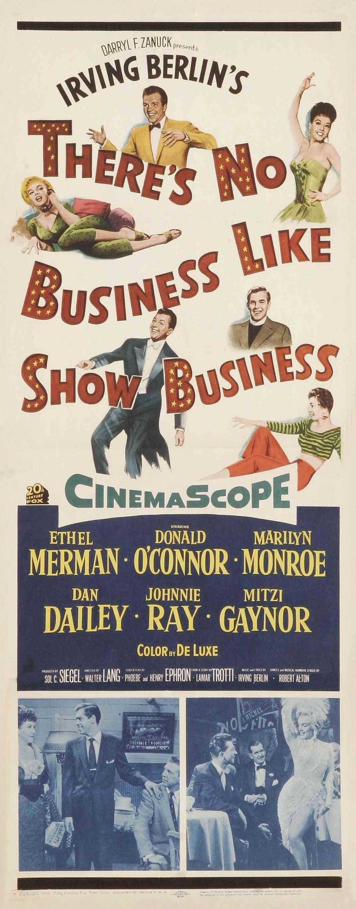 Мэрилин Монро в фильме "Нет такого бизнеса, как шоу-бизнес" (V) Цикл "Великолепная Мэрилин" 509 серия