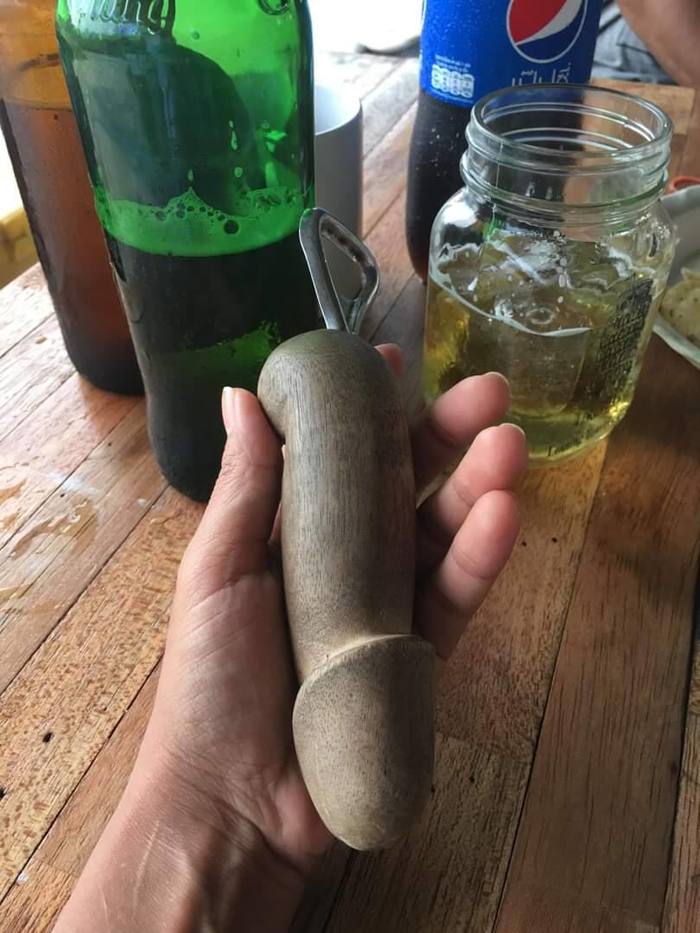 Great bottle opener - Thailand, Opener, Handle, Woodworking, Penis, Handmade