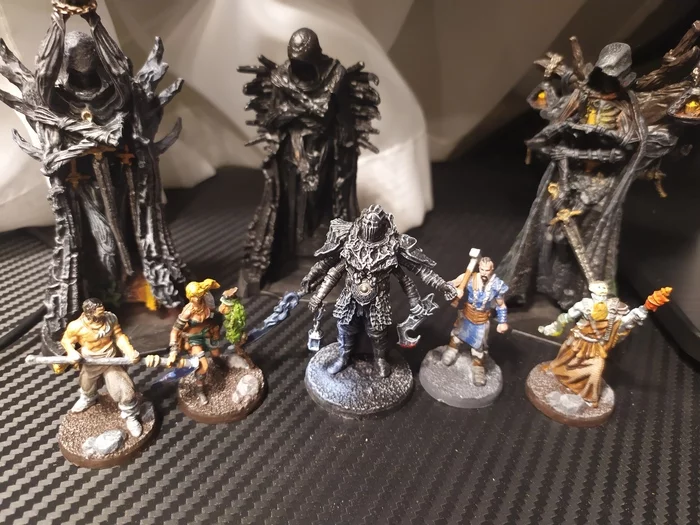 All heroes together - My, Miniature, Board games, Painting miniatures, Longpost