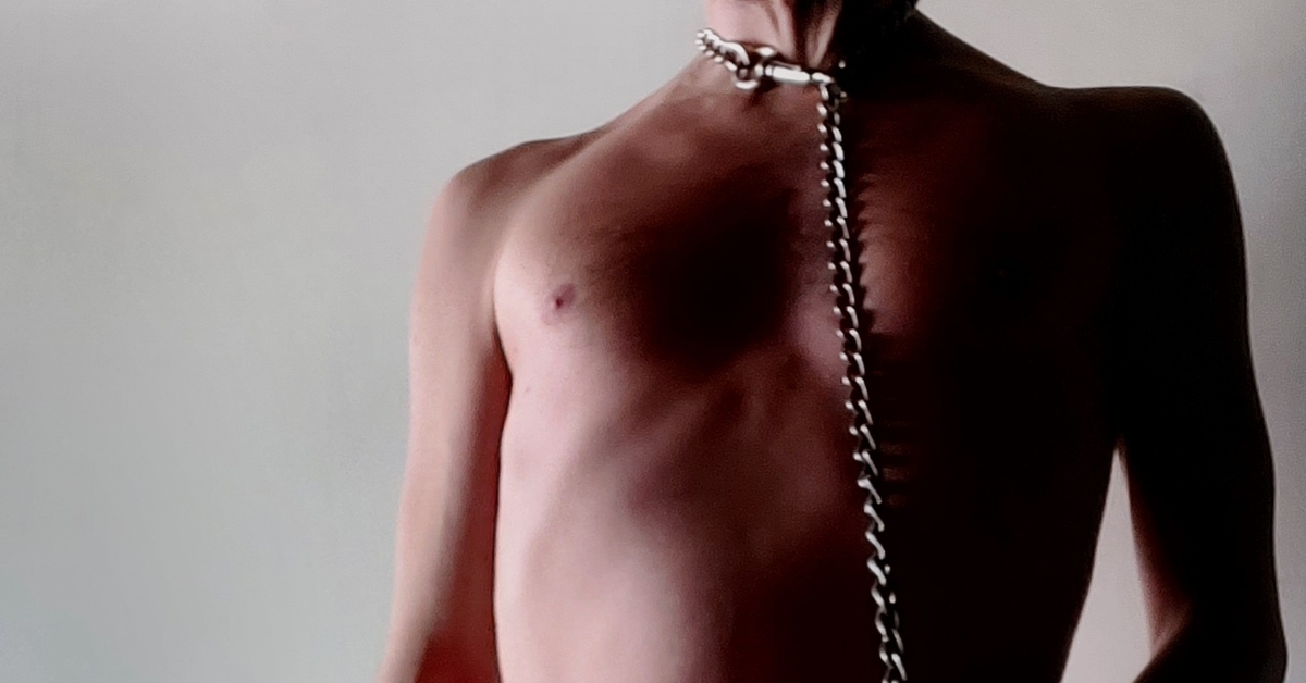 Chains - NSFW, My, Playgirl, Naked guy, Copyright, Longpost