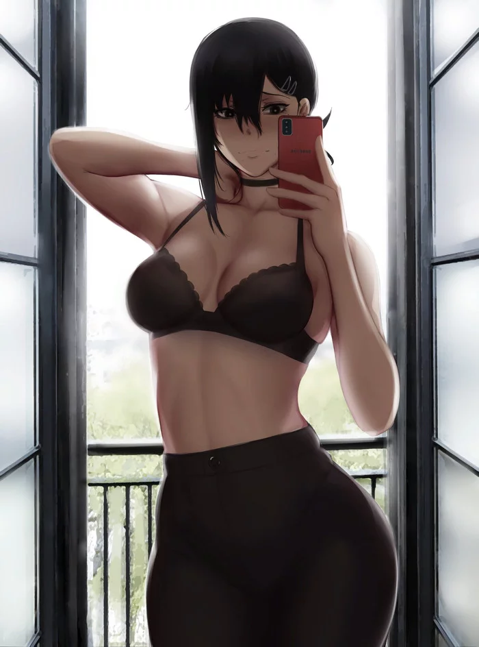 Kobeni - NSFW, Chainsaw man, Kobeni Higashiyama, Anime art, Anime