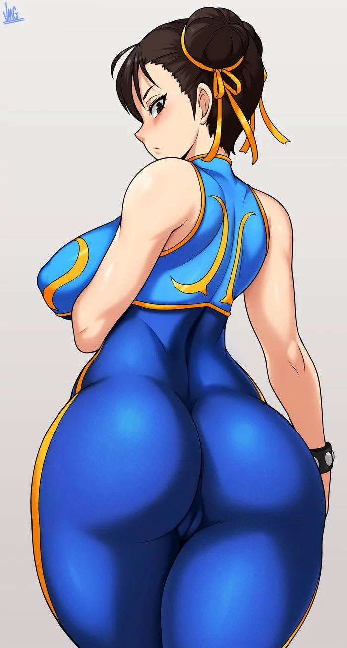 Chun Li - NSFW, Street fighter, Chun-Li, Anime, Anime art, Games, Hand-drawn erotica, Booty, Jmg, Longpost