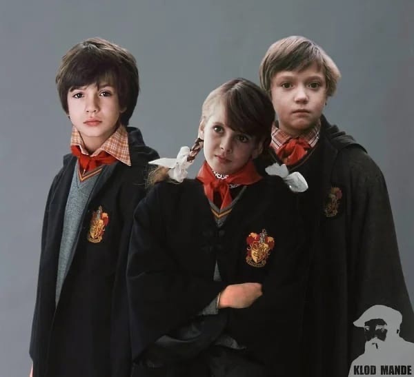 If Harry Potter was filmed in the USSR - Harry Potter, Crossover, Klod Mande, Photoshop, The Adventures of Petrov and Vasechkin