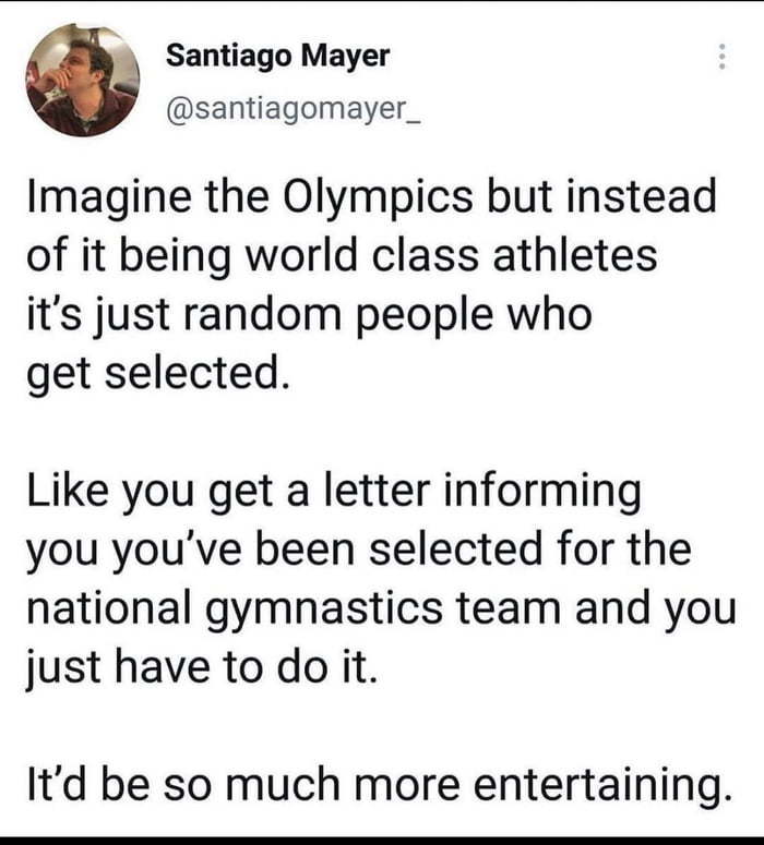 It would be interesting... - Olympiad, Translation, Screenshot, Twitter