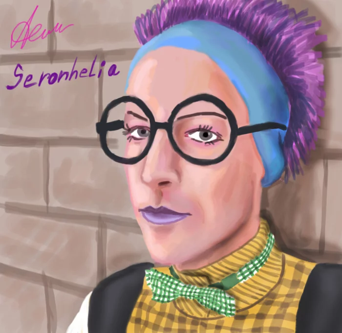 Seronhelia - Seronheliya, Drawing on a tablet, Transgender