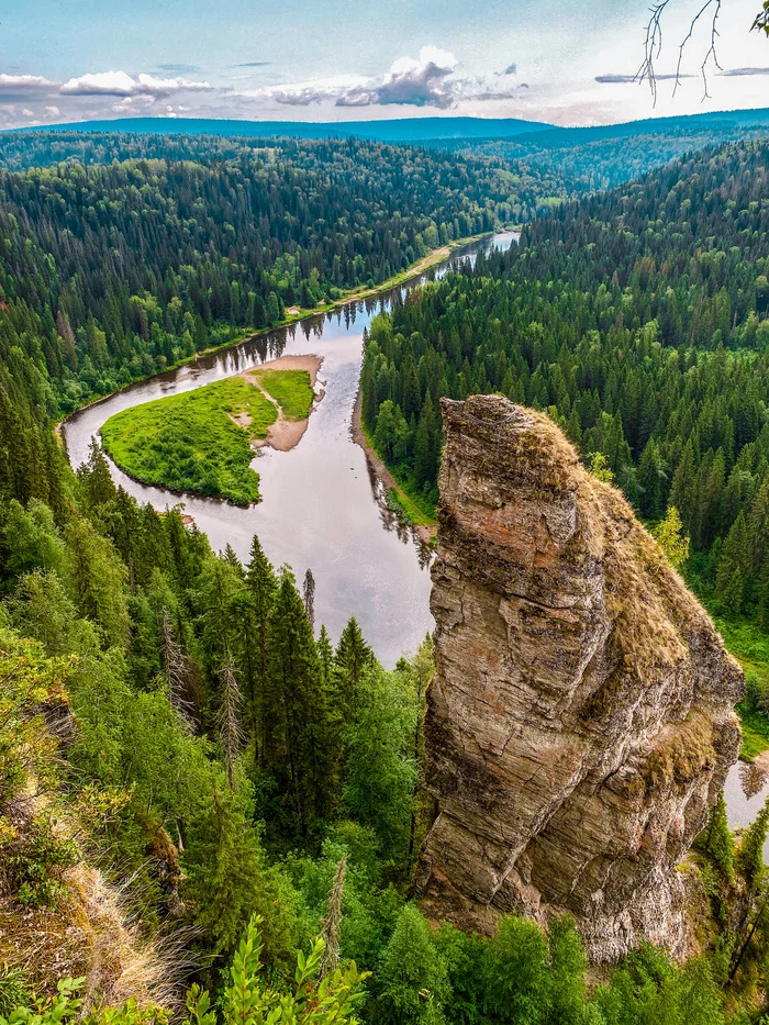 The beauty of the Perm region - My, The mountains, Perm Territory, Travels, The photo, River, Sky, Longpost