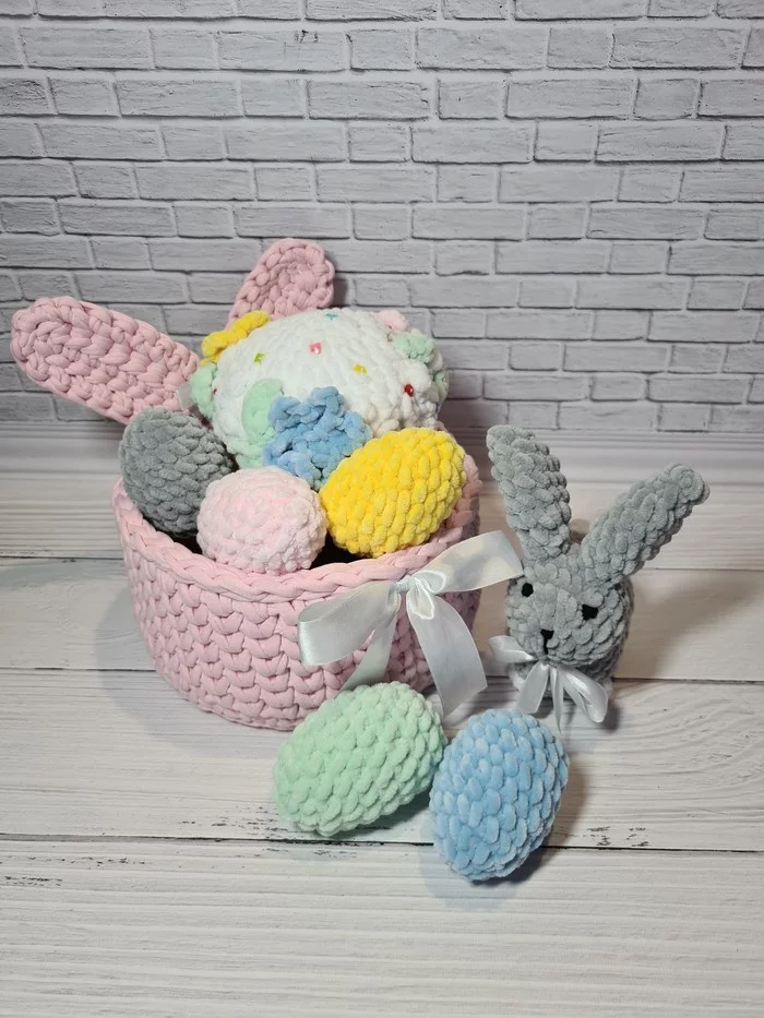 baskets - My, Crochet, Knitting, Longpost