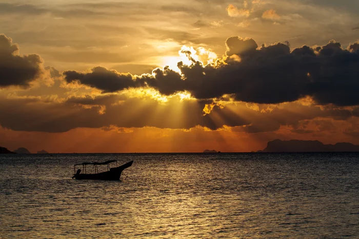 Sunset over the Gulf of Thailand - My, Thailand, The photo, Gulf