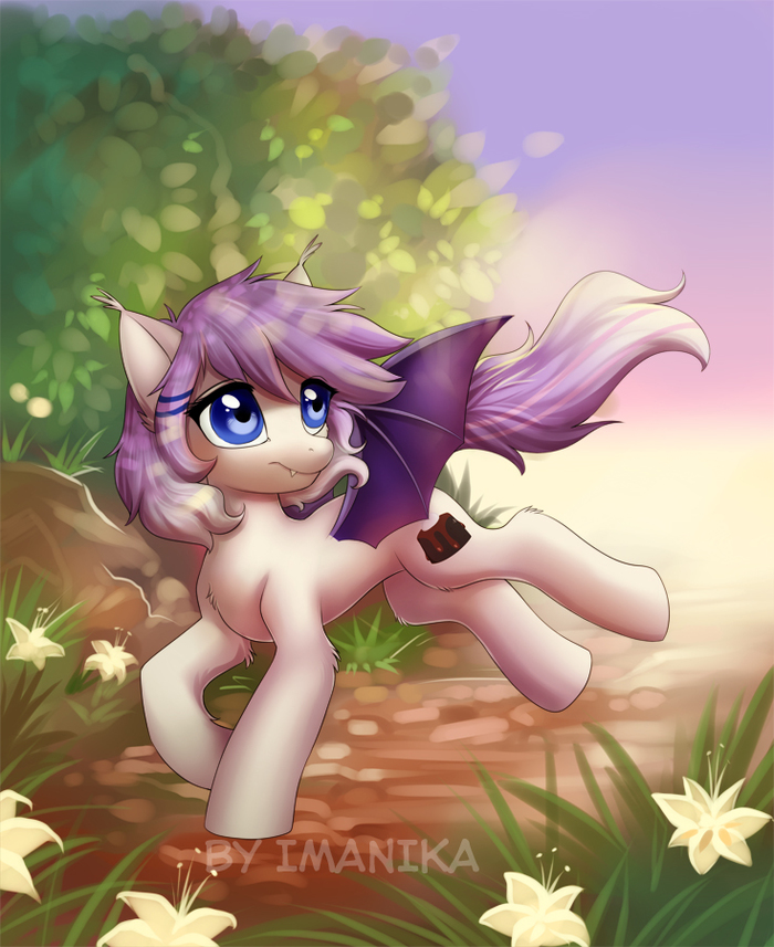 . My Little Pony, Ponyart, Batpony, Original Character, Imanika, 