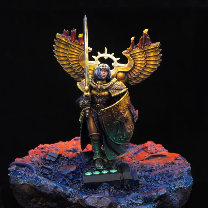 Spirit of Saint Katherine (Warhammer 40k) - My, Feael & Nakatan, Adepta Sororitas, Warhammer 40k, Wh miniatures