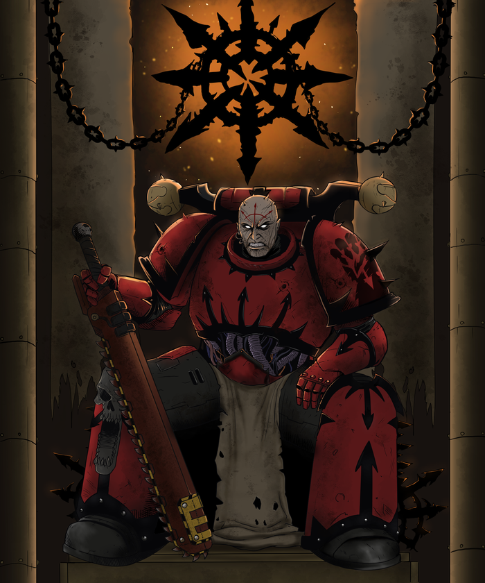   Warhammer 40k, Wh Art, Warhammer, Chaos Space marines, Chaos Undivided