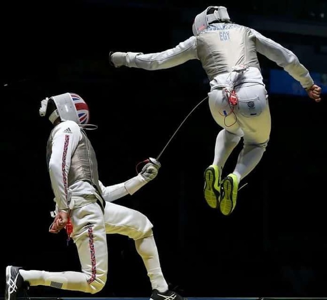 Eva is an amazing sport, as it turns out - Sport, Fencing, The photo, Longpost, Olympiad