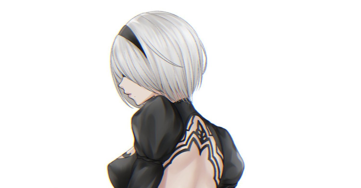 Yorha 2B - NSFW, Drawing, NIER Automata, Yorha unit No 2 type B, Girls, Erotic, Kuronerinka, Art