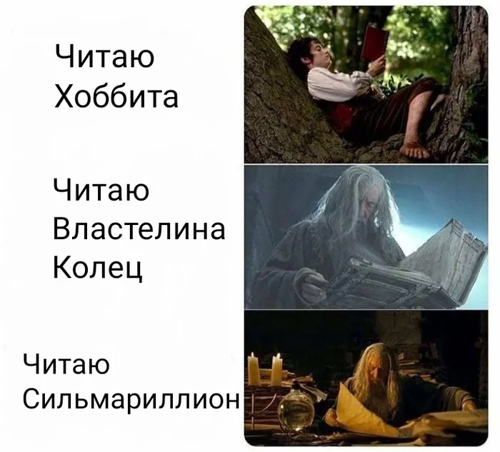 And it is true - Lord of the Rings, The hobbit, The Fellowship of the Ring, The silmarillion, Reading, Picture with text