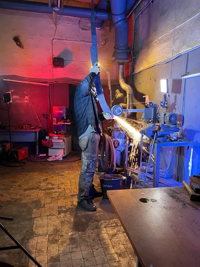 Created a huge sword from Elden Ring in the forge - My, Elden Ring, George Martin, Dark souls, Forge, Forging, Weapon, Sword, Fantasy, Video, Longpost
