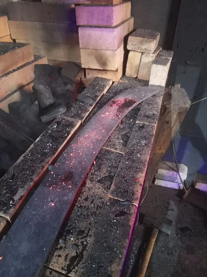 Created a huge sword from Elden Ring in the forge - My, Elden Ring, George Martin, Dark souls, Forge, Forging, Weapon, Sword, Fantasy, Video, Longpost