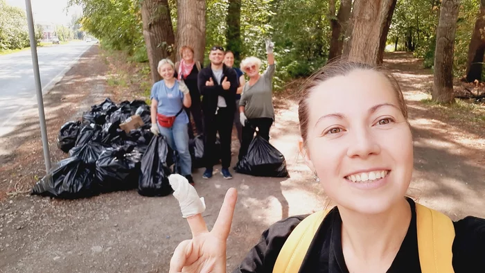 Continuation of the post How ordinary people make their city cleaner - Clean city, Cleaning, Garbage, Initiative, Good deeds, Kamensk-Uralsky, Sverdlovsk region, Reply to post