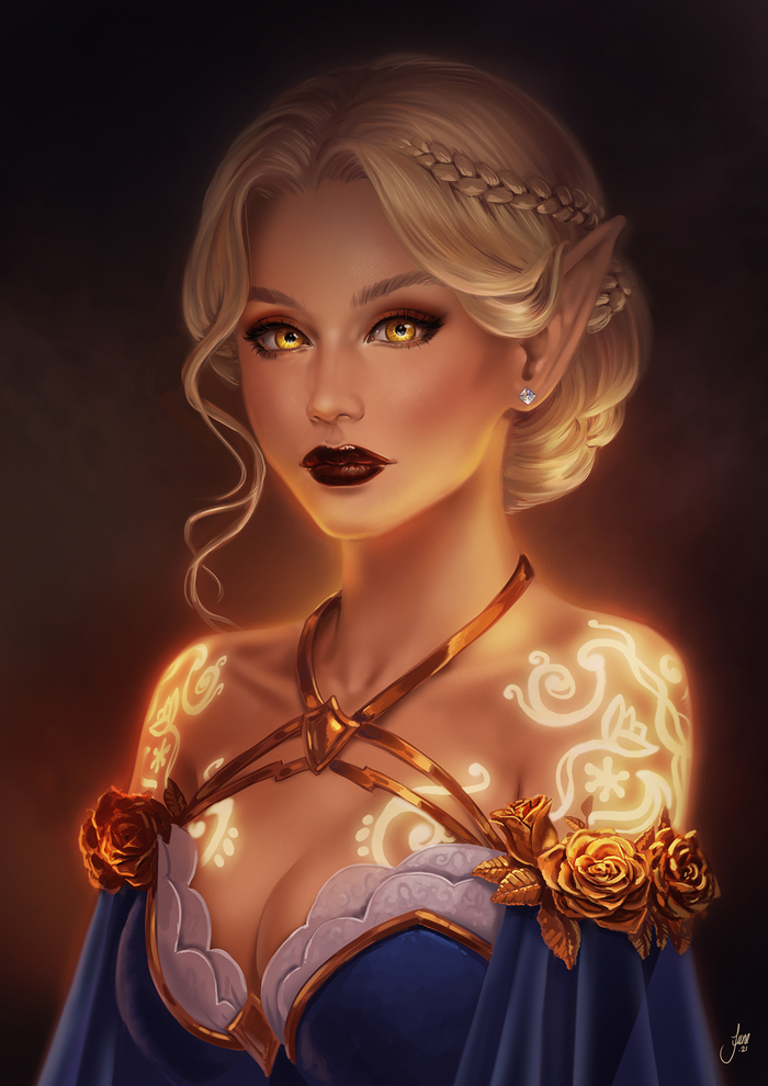 Золотые узоры