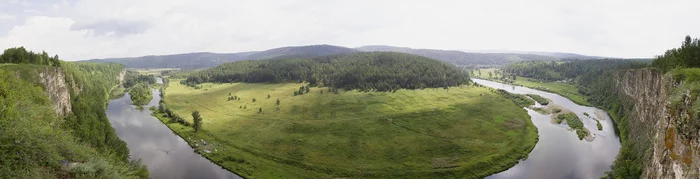 Limonovsky comb (panorama) - My, Canon 7d, Panoramic shooting, Travel across Russia, The nature of Russia, Landscape, The photo