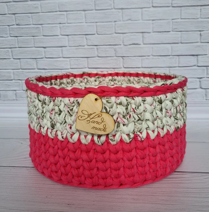 Baskets 3))) - My, Knitting, Crochet, Longpost