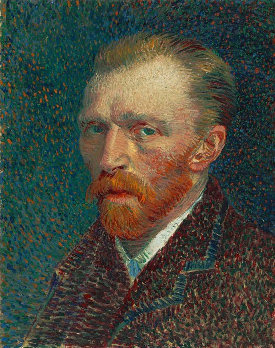 V. W. Van Gogh - My, Painting, Oil painting, Portrait, van Gogh, Longpost