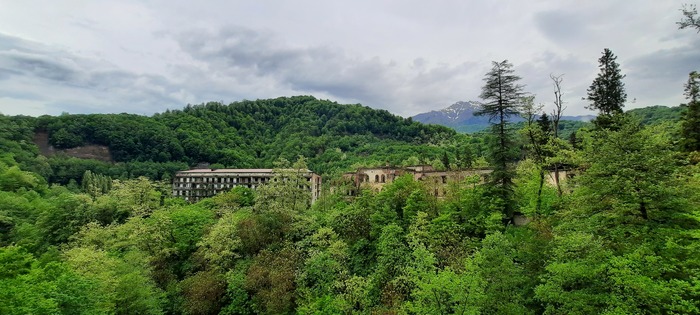 Акармара город призрак в абхазии фото до и после