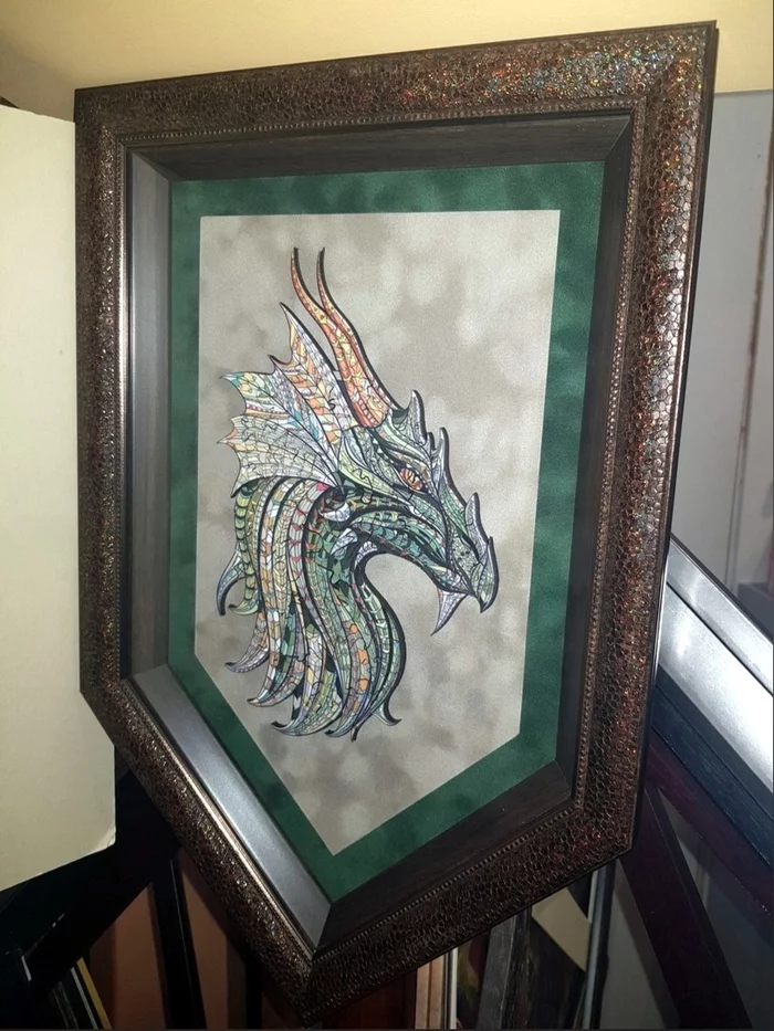 The secret room is open again! - My, The Dragon, Framing Workshop, Harry Potter, Puzzle, Longpost