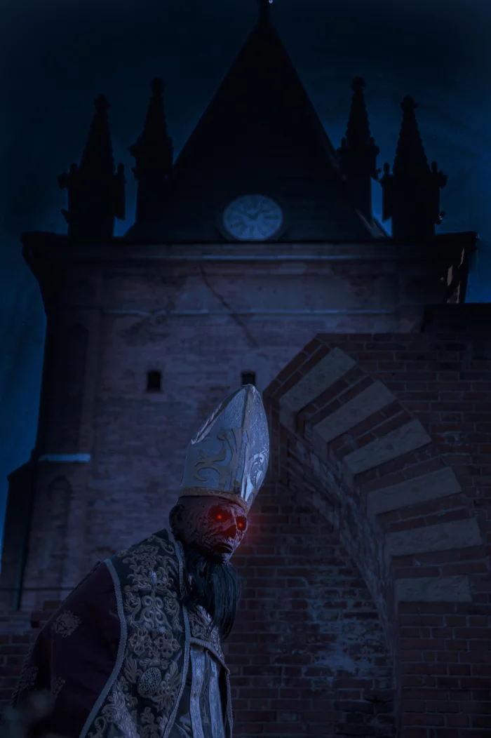 Archdeacon Royce. - My, Darkness, Dark souls 3, Cosplayers, Craft, Costume, Cosplay, PHOTOSESSION, Games, , Bosses in games, Longpost