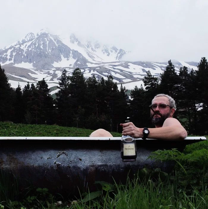 To rest good... - My, The photo, The mountains, Lago-Naki plateau, Oshten, 2015, Text