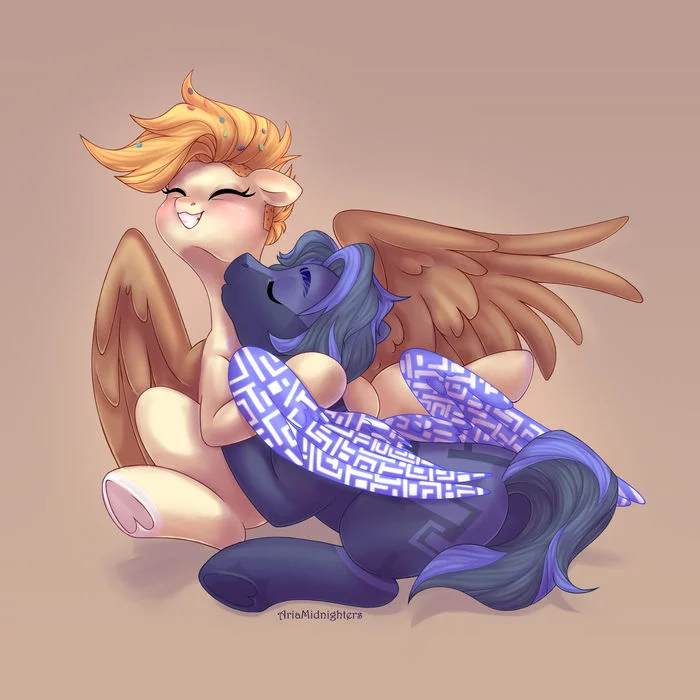 cooing - My little pony, Art, Fan art, PonyArt, Original character, Shipping