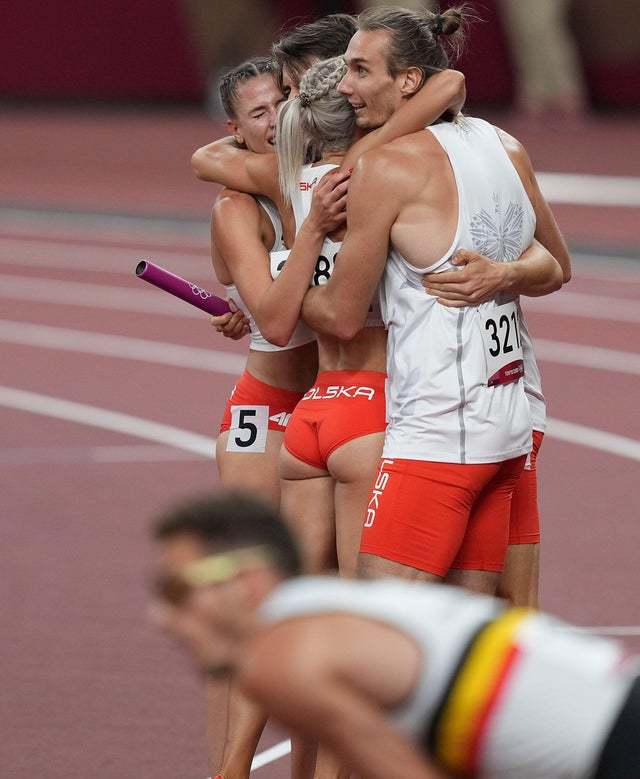 Joy of victory - Girls, Athletes, Longpost, Olympiad 2020, The photo, Poland