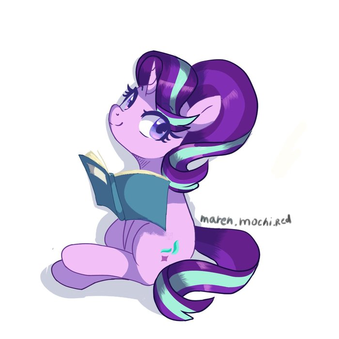 Интересная, должно быть, книга My Little Pony, Ponyart, Starlight Glimmer