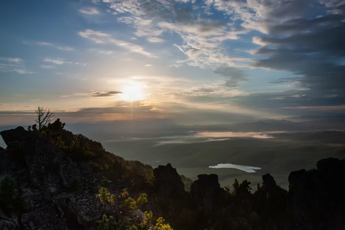 Sunrise over Babyrgan - My, dawn, The mountains, The photo, Landscape, Longpost