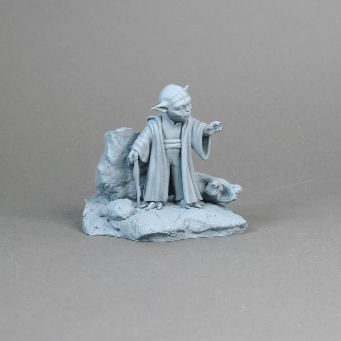 Master Yoda - My, 3D, 3D печать, Star Wars, Miniature, Photopolymer printing, Yoda